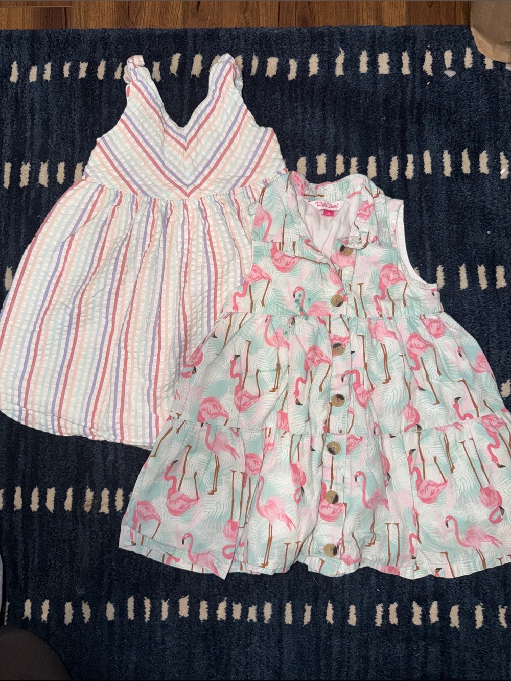 Lot of two tiered Sundresses - 100% cotton  - 2T